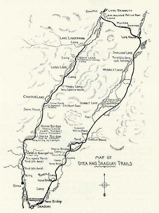 Trail map.