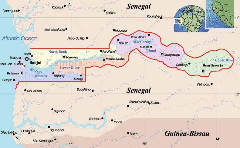 خرائط  واعلام السنغال 2012 -Maps and flags of Senegal 2012