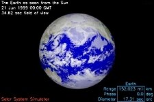 click to view Earth's rotation as viewed from the sun in June